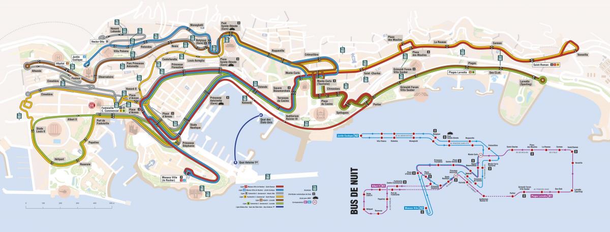 транспортная карта Монако